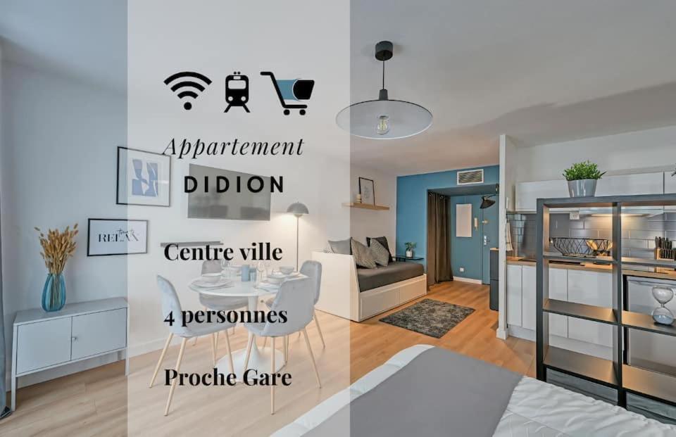 063 - Studio Didion, Centre Gare St Roch, Clim, Balcon,4Pers Монпелье Экстерьер фото